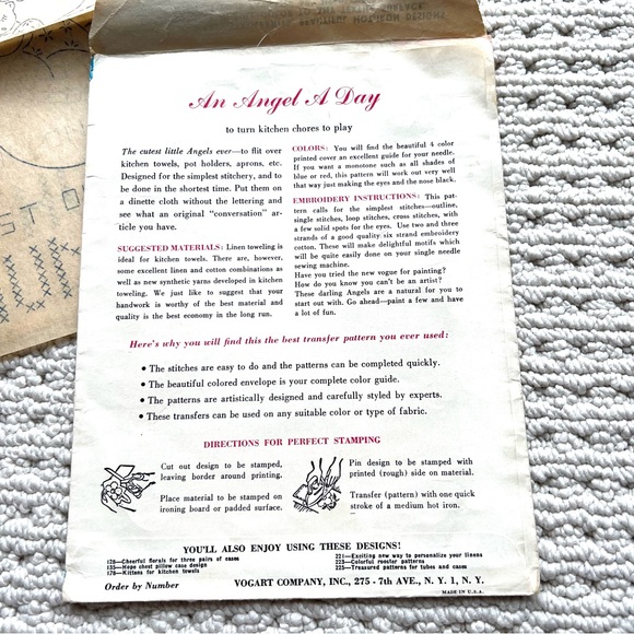 Vintage pair of Cross-stitch patterns uncut & ready to use or frame - Picture 7 of 9